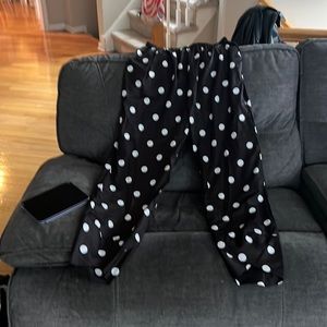 Brand new workout tags polka dot pants size XL.